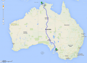 Adelaide-Darwin_Map
